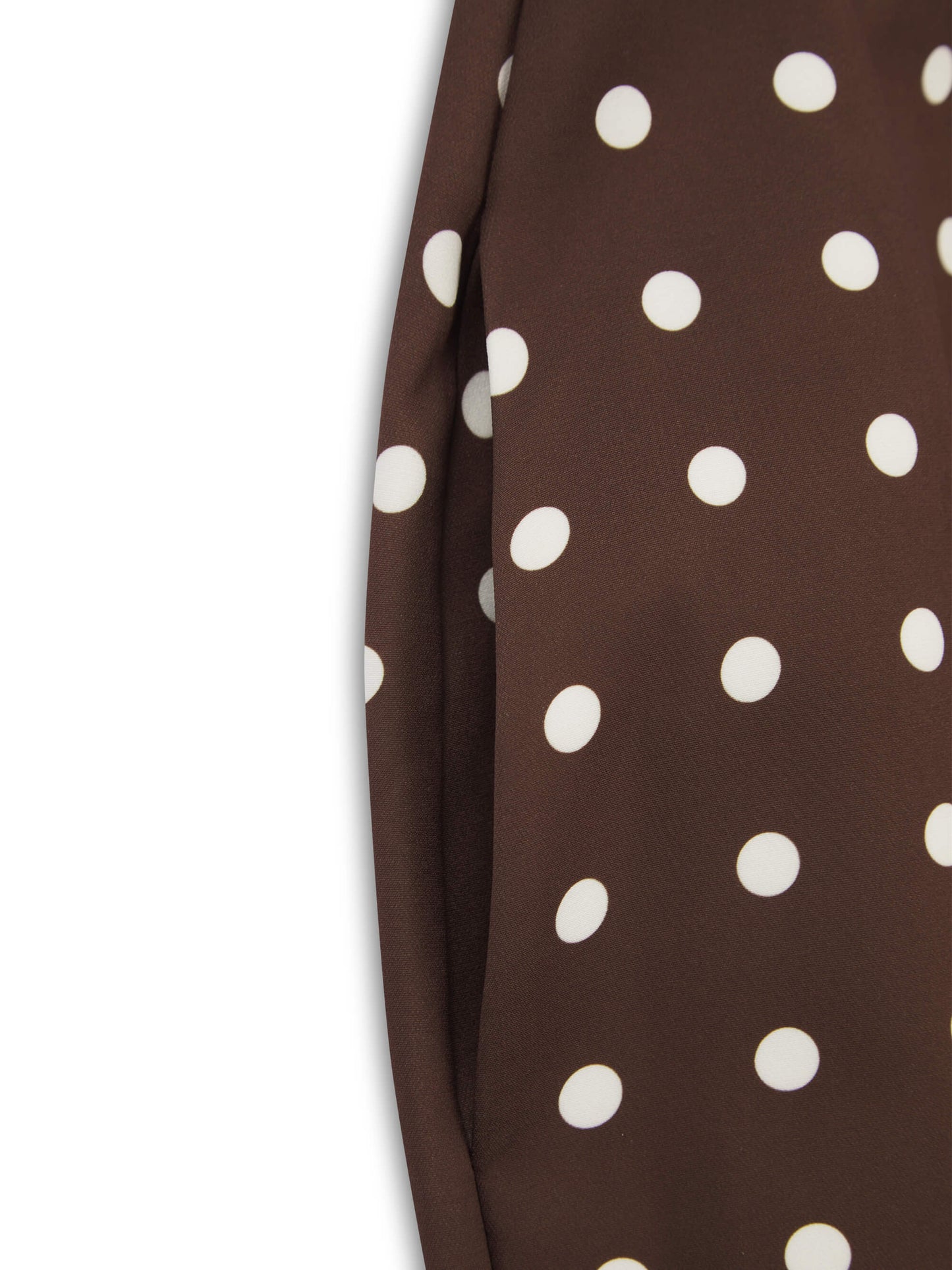 *COMING SOON* POLKA DOT BUTTON HOURGLASS MICRO MINI DRESS BROWN