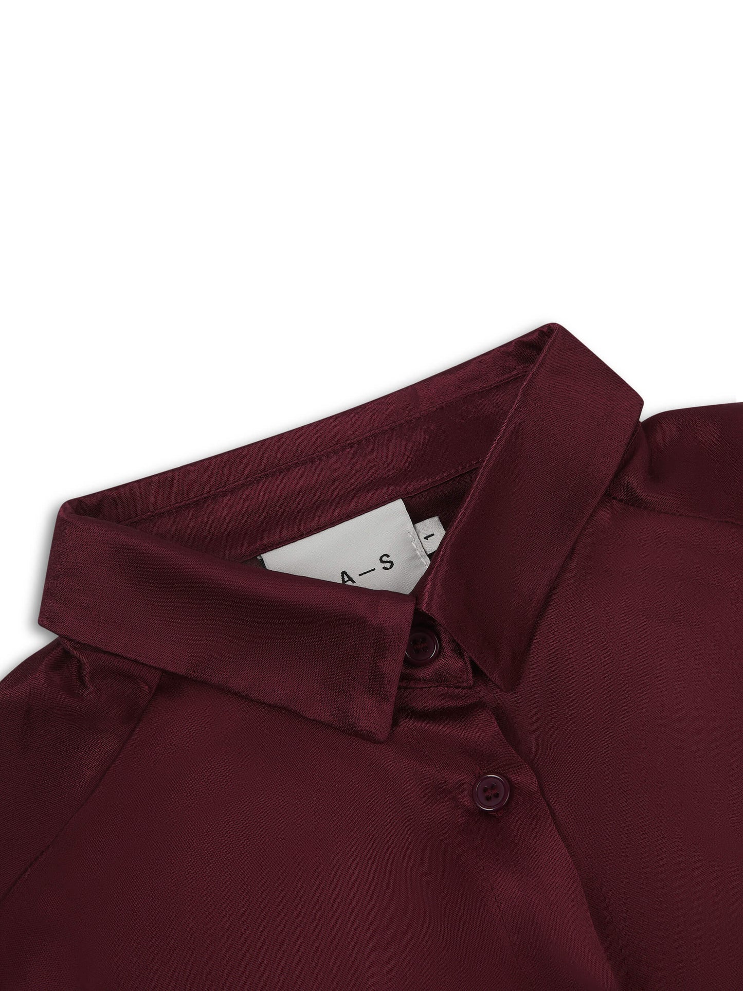 ‘LADY’ PERFECT FIT FLUID BLOUSE BURGUNDY