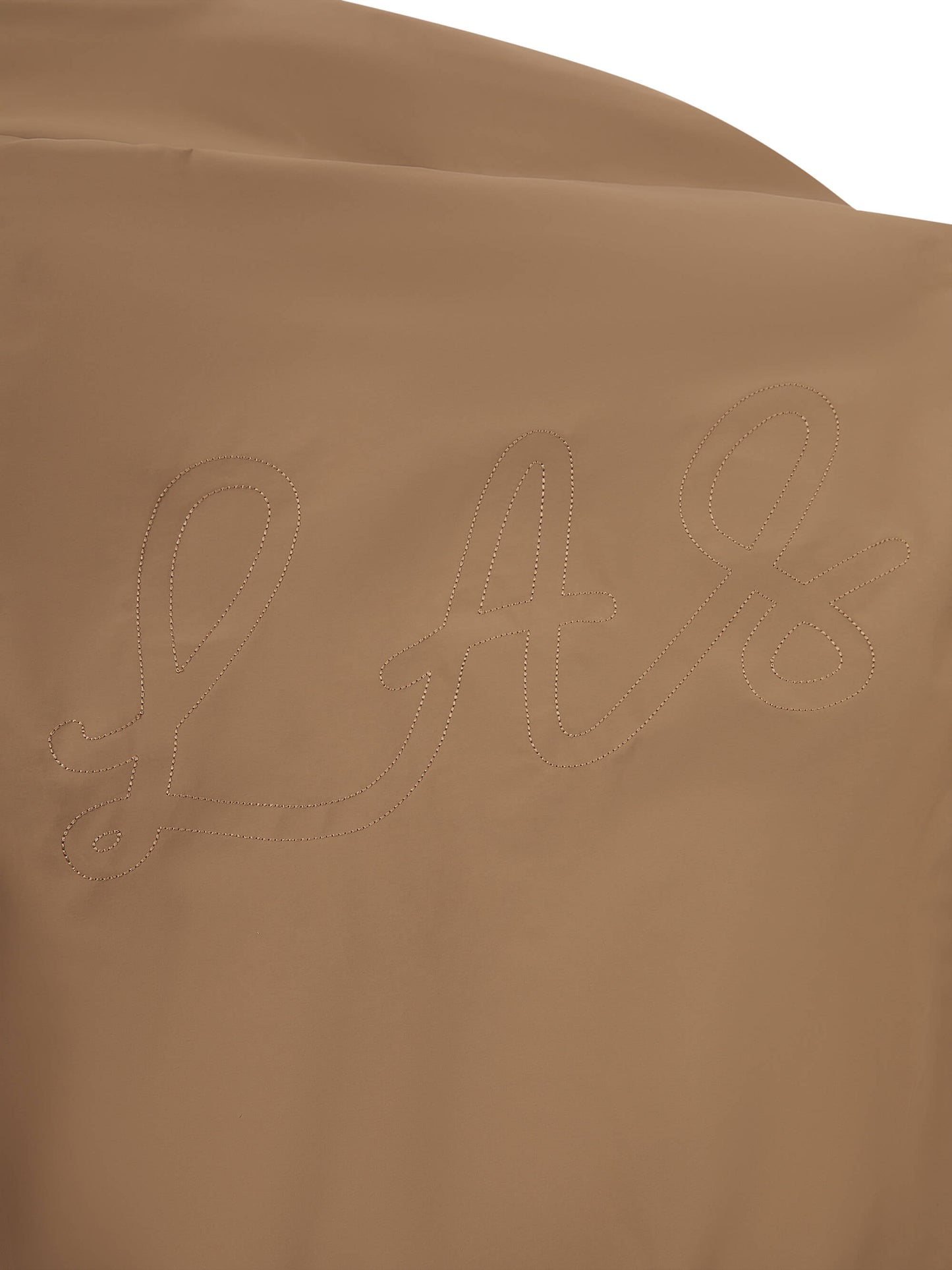 'MARAIS' SHAWL COLLAR BELTED PUFFER OVERSIZED JACKET BROWN