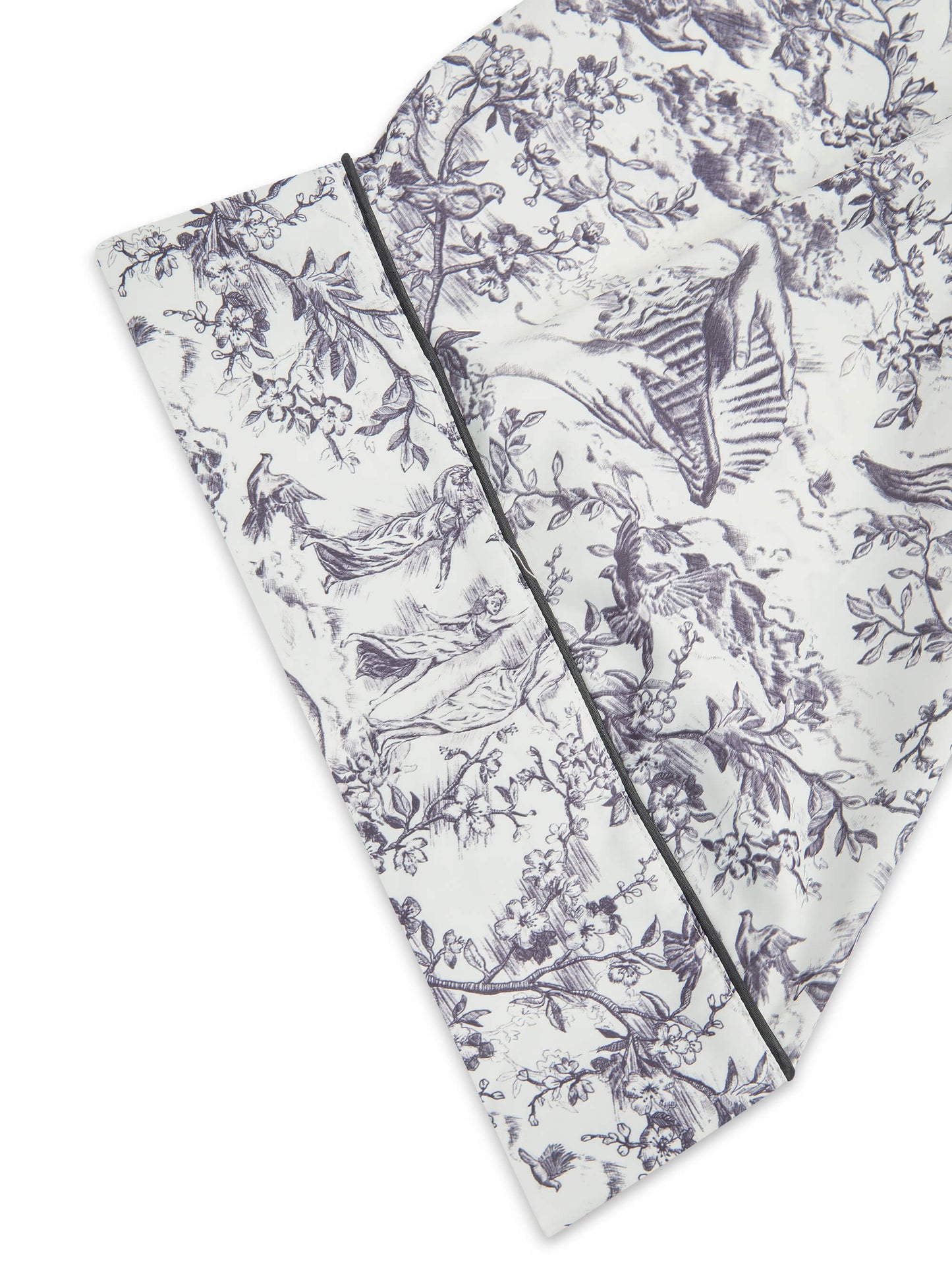 L.A-S SIGNATURE TOILE ROBE WHITE MULTI