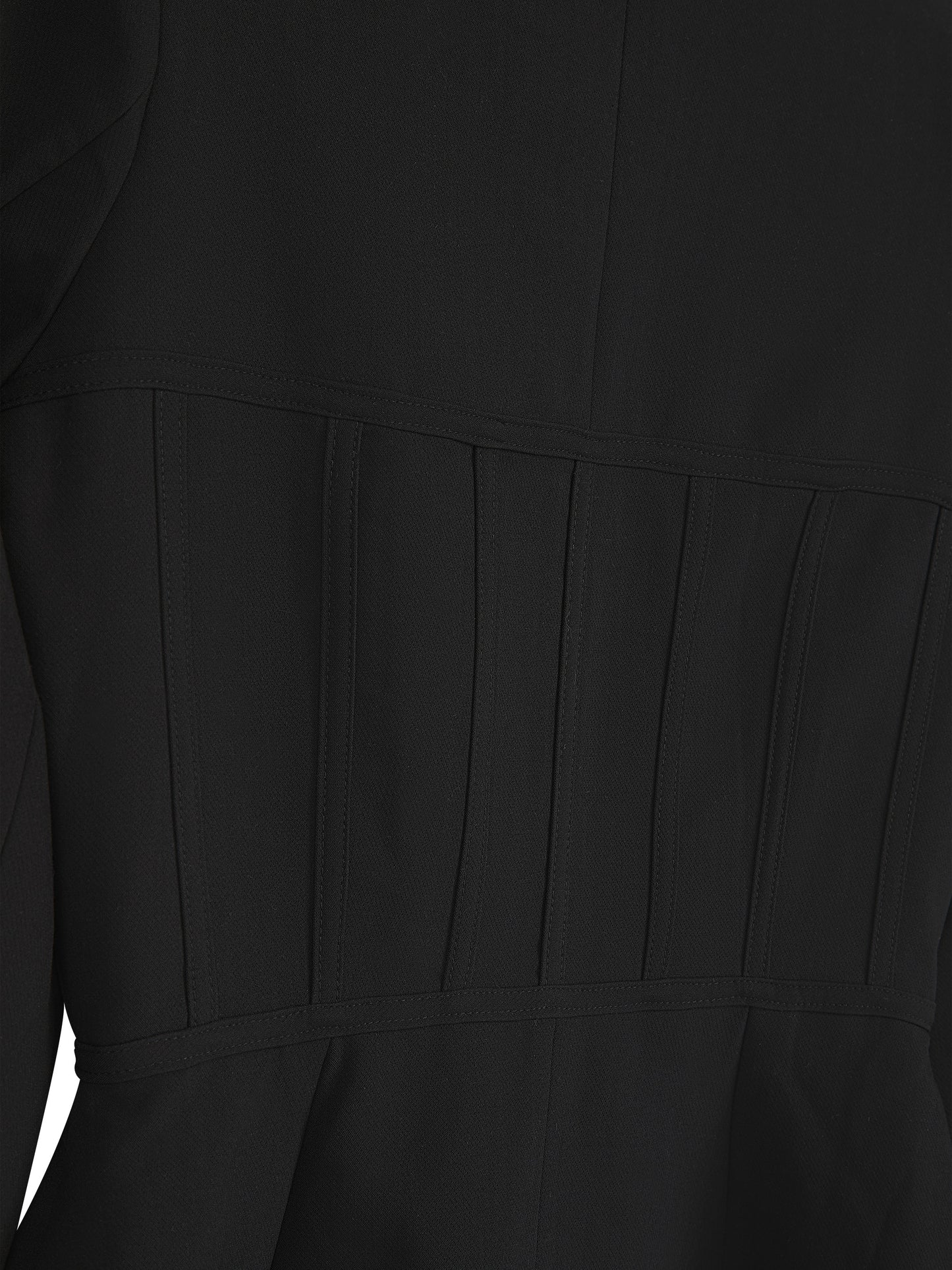 'BELLA' HOURGLASS CORSET BLAZER DRESS BLACK