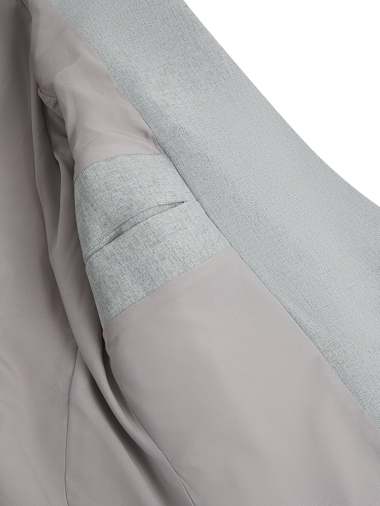 'ASTON' STRUCTURED HOURGLASS CINCHED WAIST BLAZER GREY