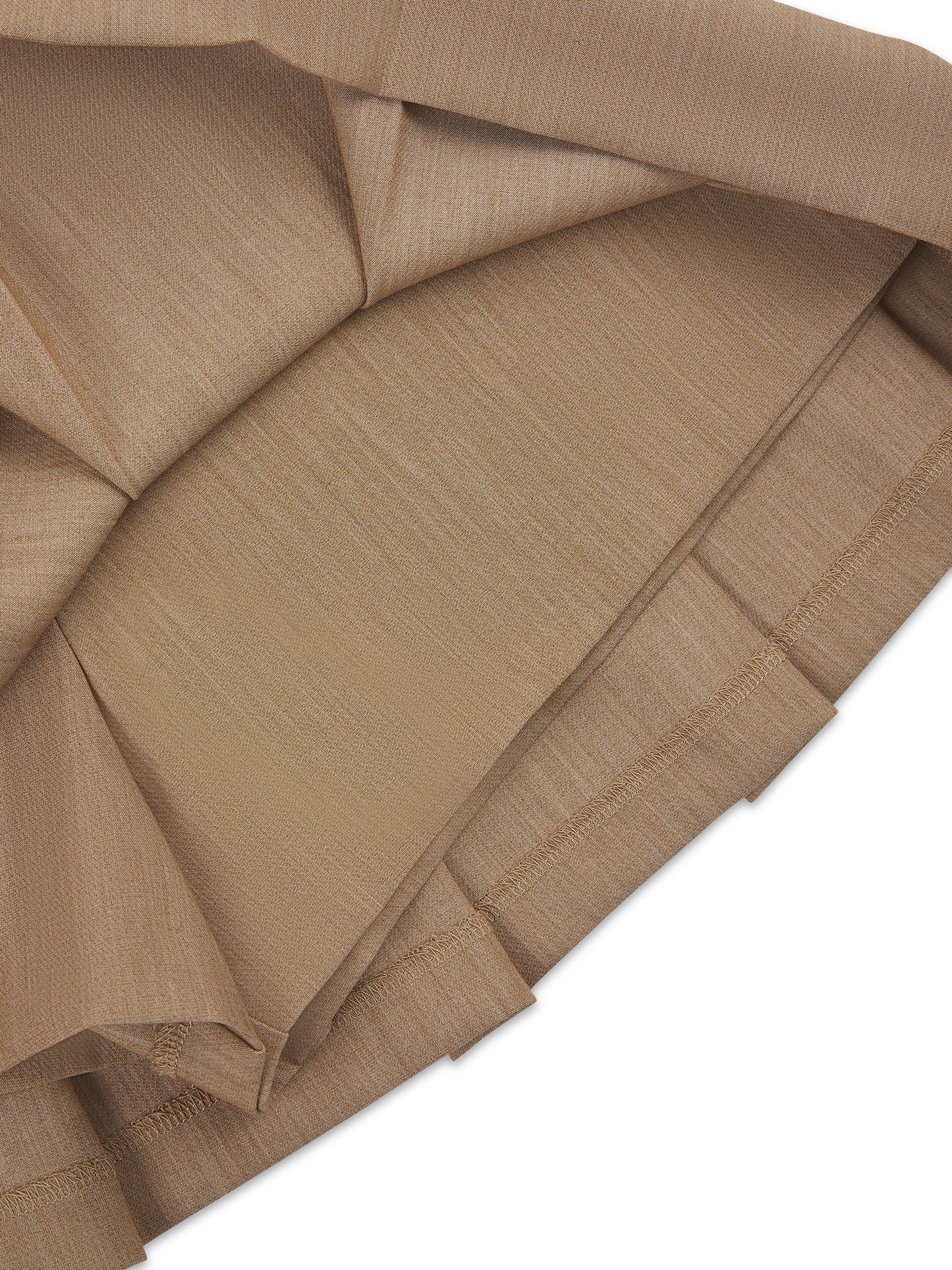 'HAILEY' HIGH WAIST PLEATED SKORT CAMEL