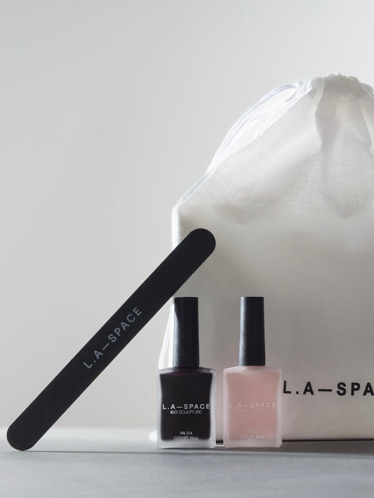 L.A-S X BIO SCULPTURE NAIL POLISH DUO SET & FILE