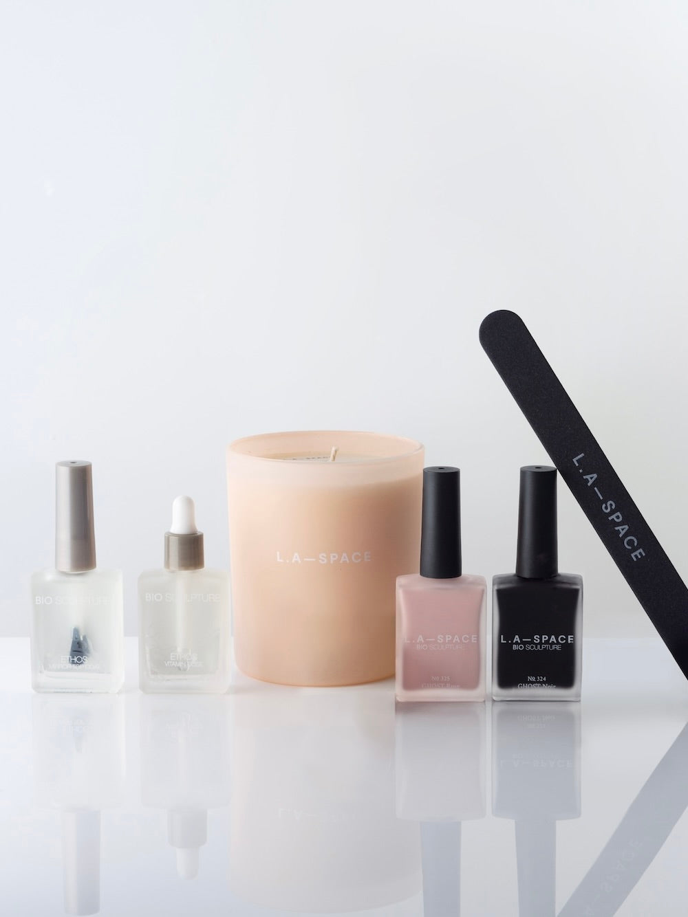 L.A-S X BIO SCULPTURE NAIL POLISH 6 PIECE KIT