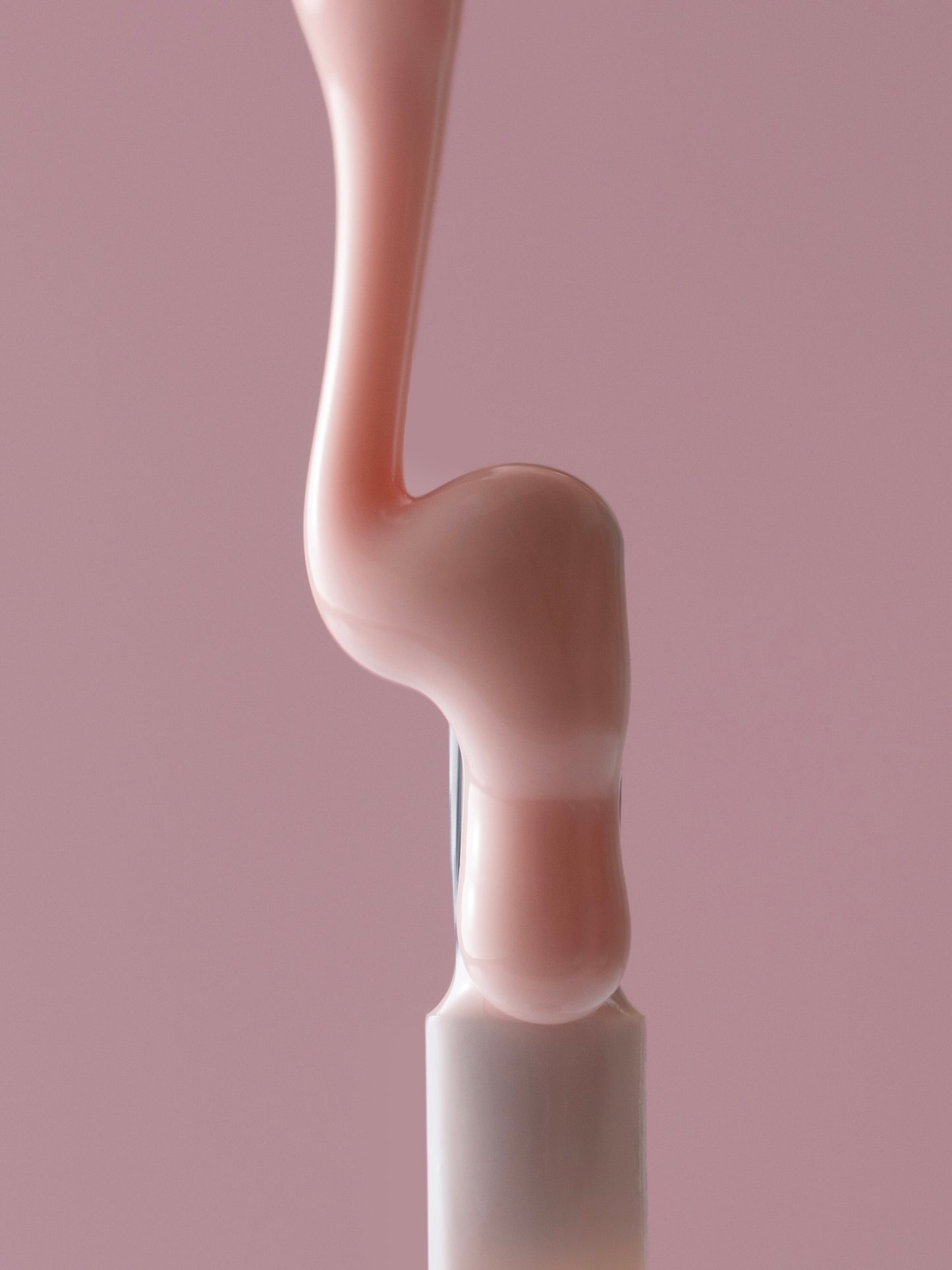 L.A-S X BIO SCULPTURE GHOST ROSE NO.325 NAIL POLISH