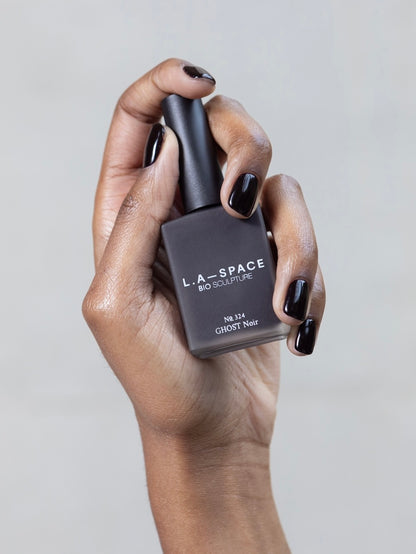 L.A-S X BIO SCULPTURE GHOST NOIR NO.324 NAIL POLISH