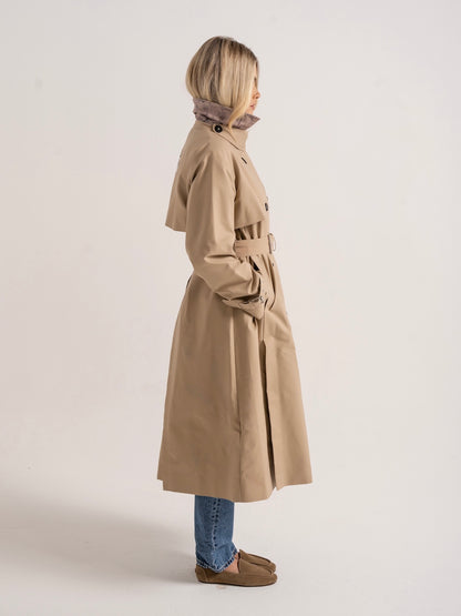 'VERSAILLES' SIGNATURE TRENCH COAT CAMEL
