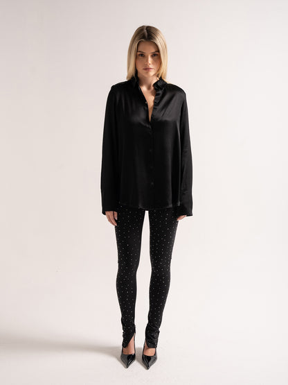 ‘LADY’ PERFECT FIT FLUID BLOUSE BLACK