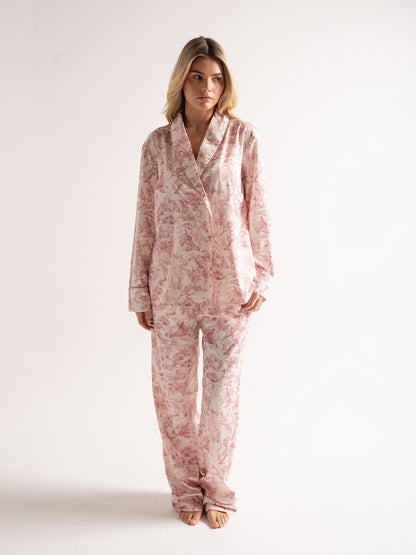 L.A-S SIGNATURE TOILE 5 PIECE NIGHTWEAR GIFT SET ROSE