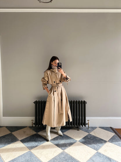 'VERSAILLES' SIGNATURE TRENCH COAT CAMEL