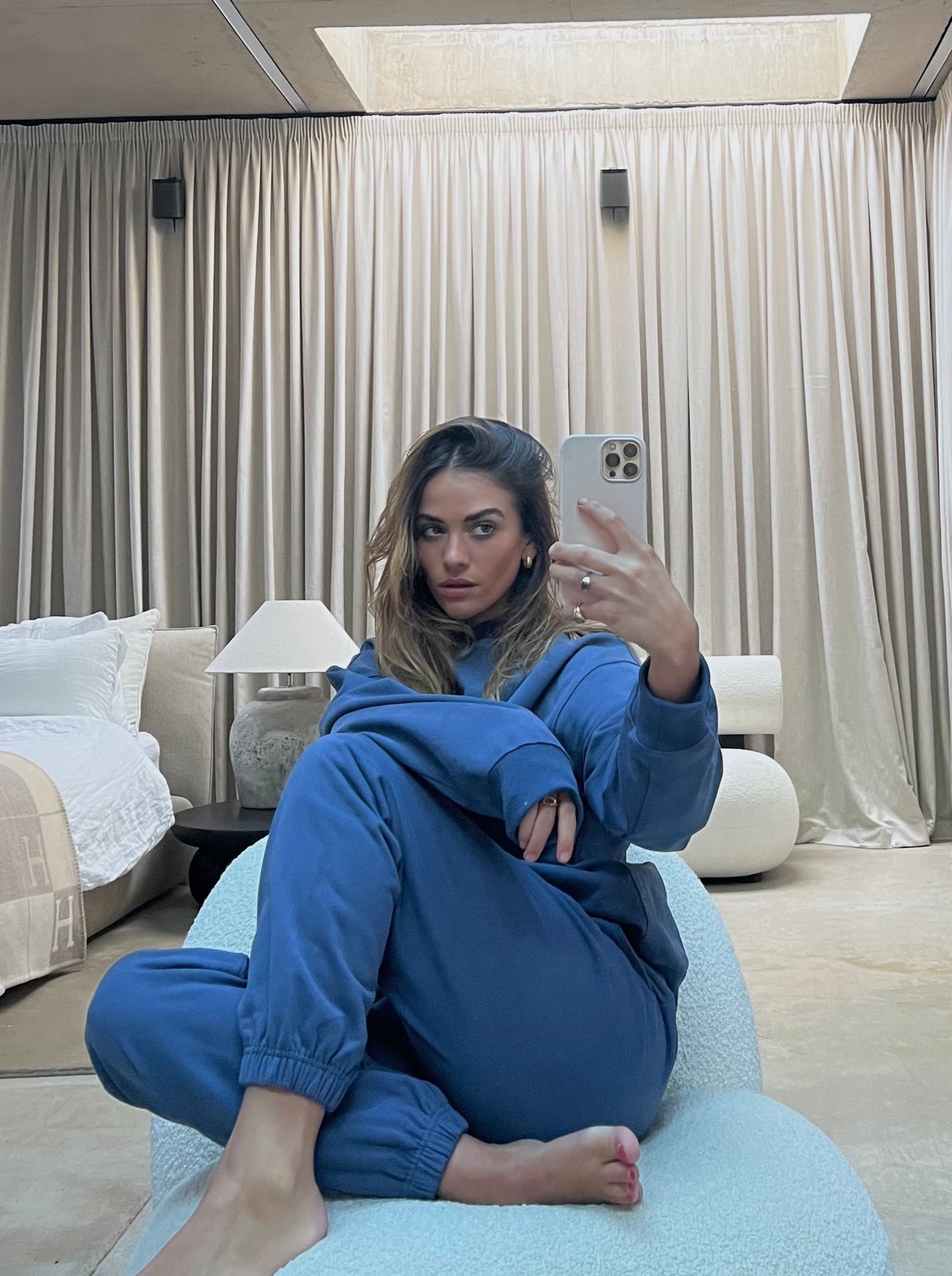 L.A- S RELAXED FIT JOGGERS NAVY