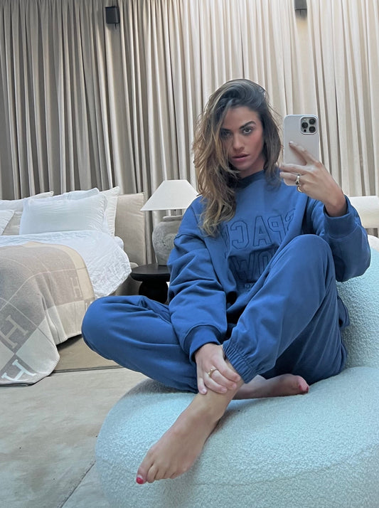 L.A- S RELAXED FIT JOGGERS NAVY