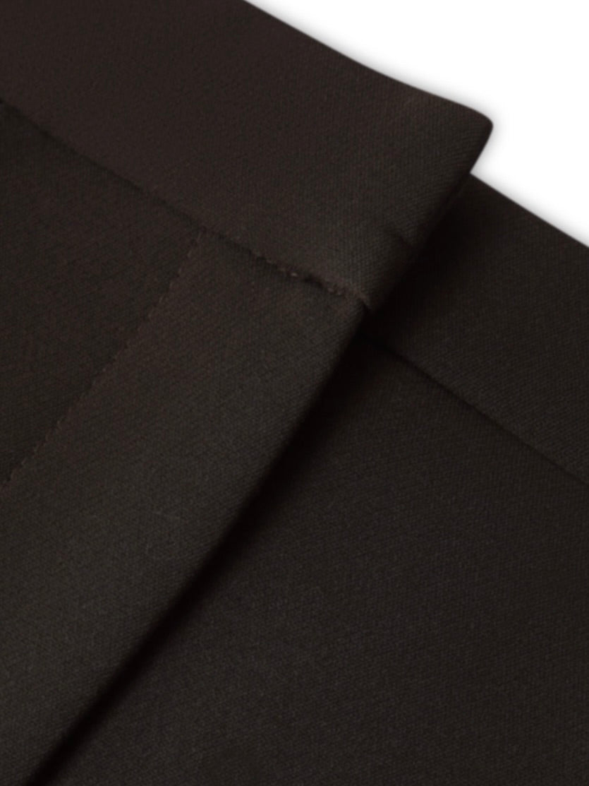 'SERENA' HOURGLASS MAXI SKIRT BROWN