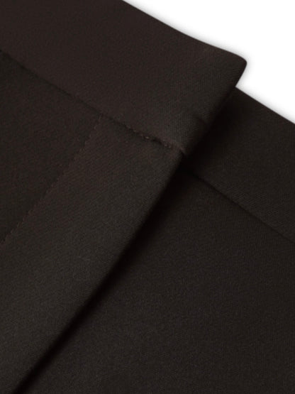 'SERENA' HOURGLASS MAXI SKIRT BROWN