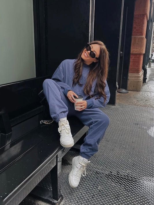 L.A- S RELAXED FIT JOGGERS NAVY