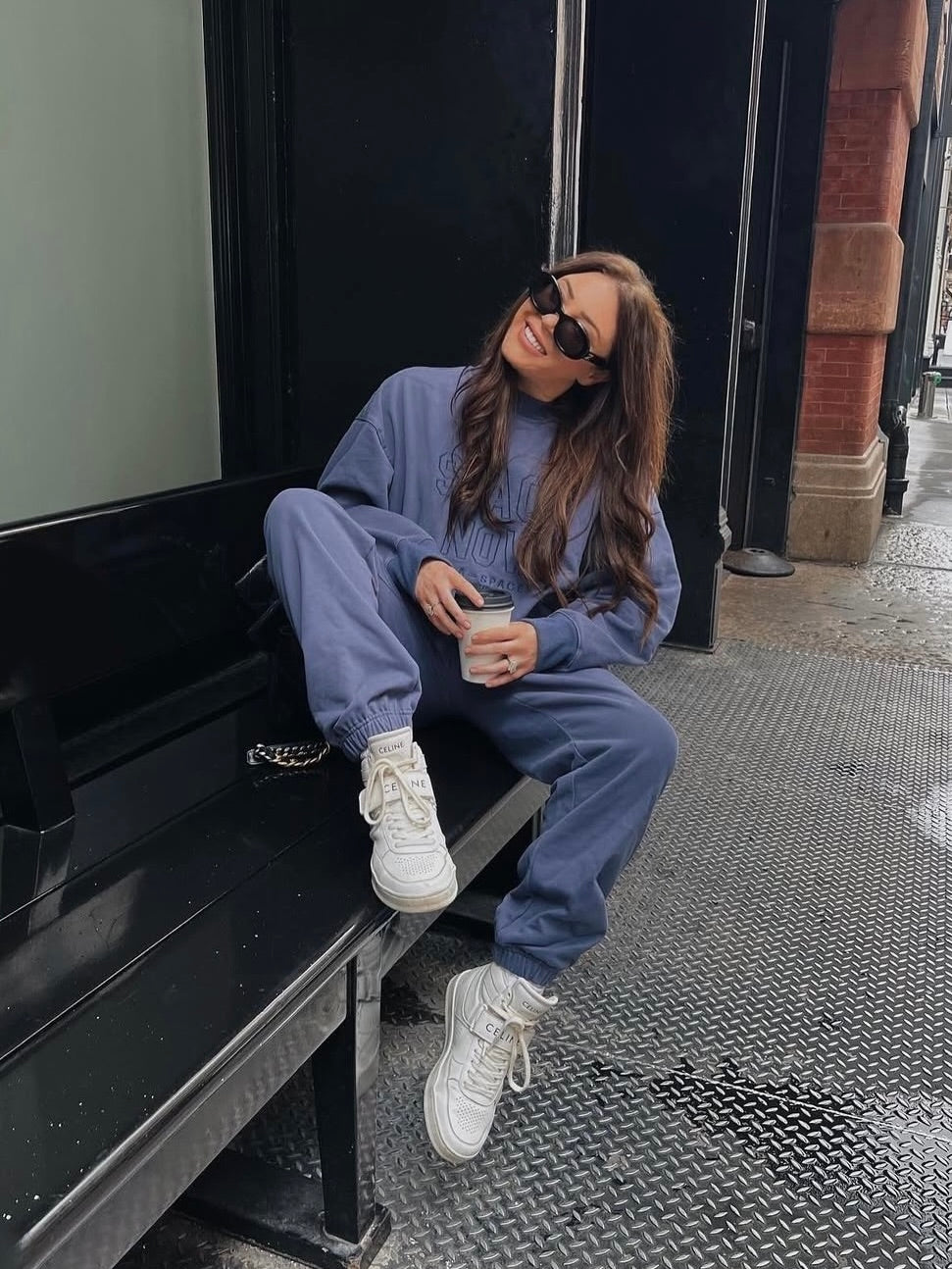 L.A- S RELAXED FIT JOGGERS NAVY