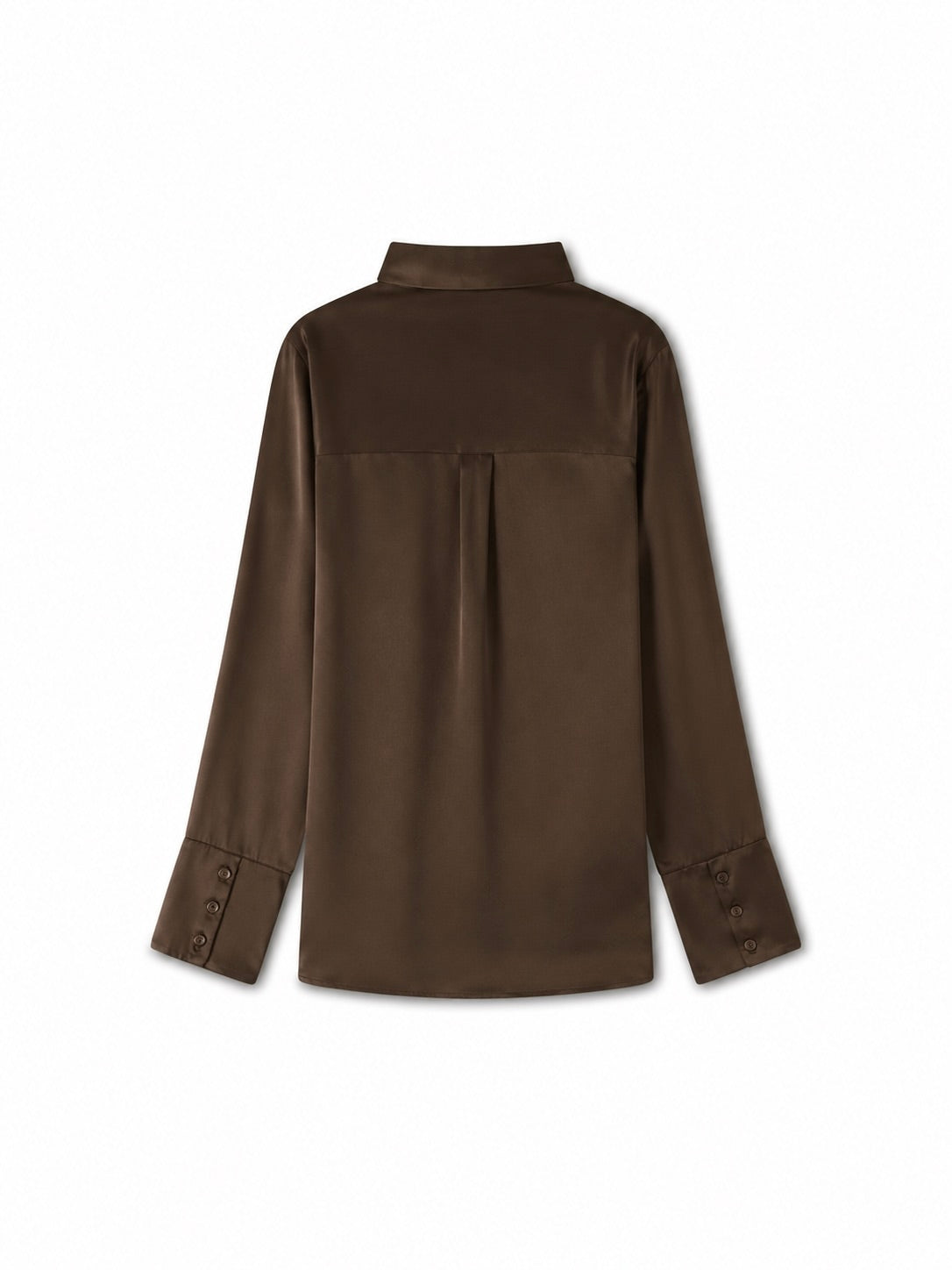 ‘LADY’ PERFECT FIT FLUID BLOUSE BROWN