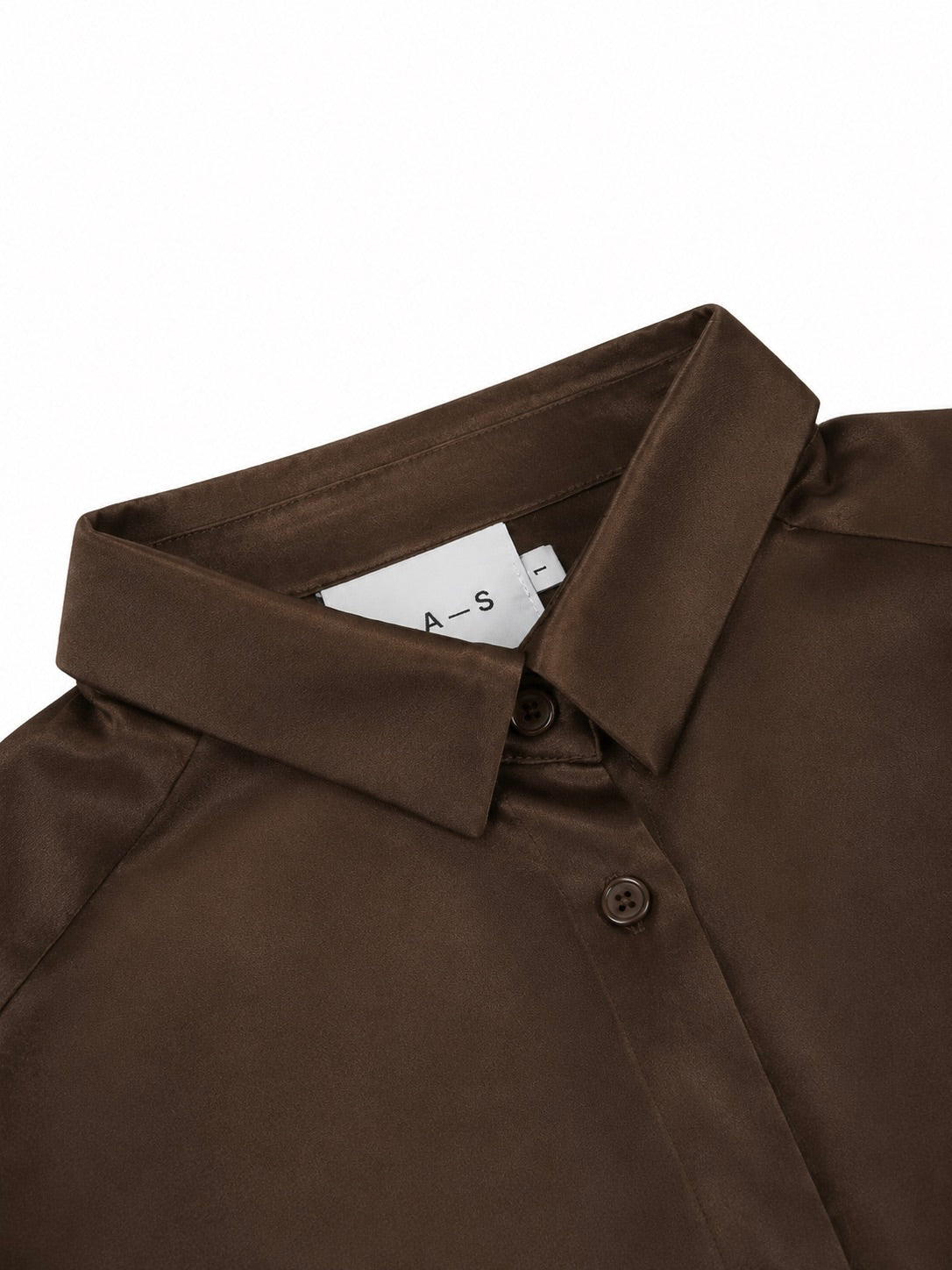 ‘LADY’ PERFECT FIT FLUID BLOUSE BROWN
