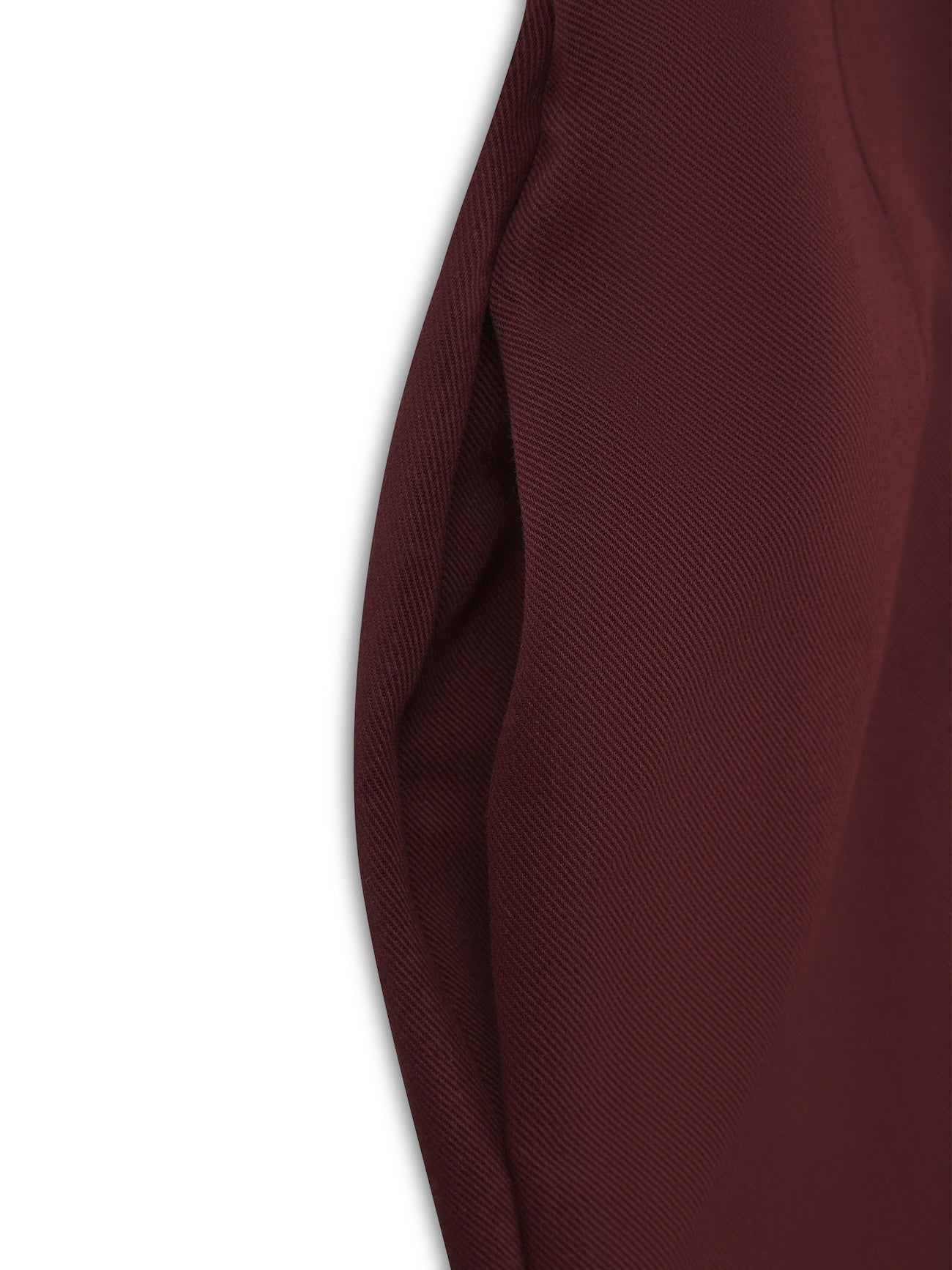 'SERAFINA' EXAGGERATED SQUARE BANDEAU BOW DETAIL MINI DRESS BURGUNDY