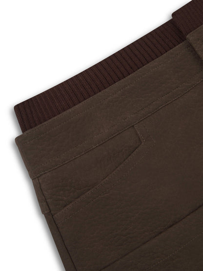 'SIENNA' FAUX LEATHER CARGO MINI SKIRT