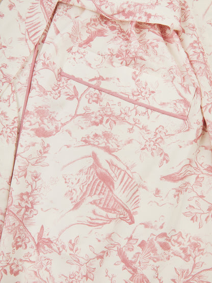 L.A-S SIGNATURE TOILE ROBE ROSE TOILE