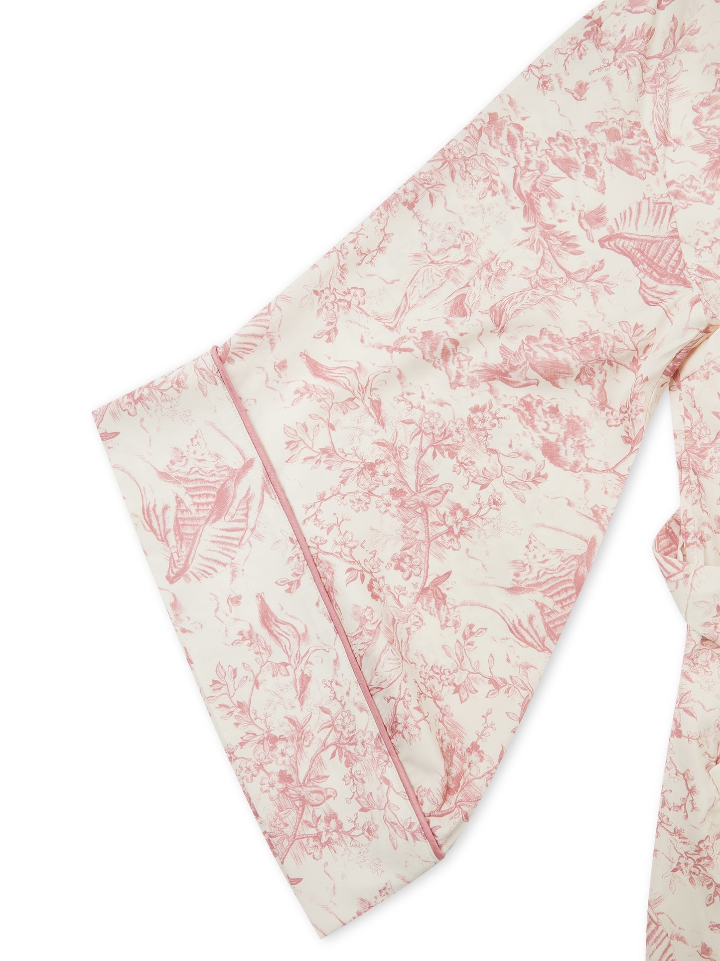 L.A-S SIGNATURE TOILE ROBE ROSE TOILE