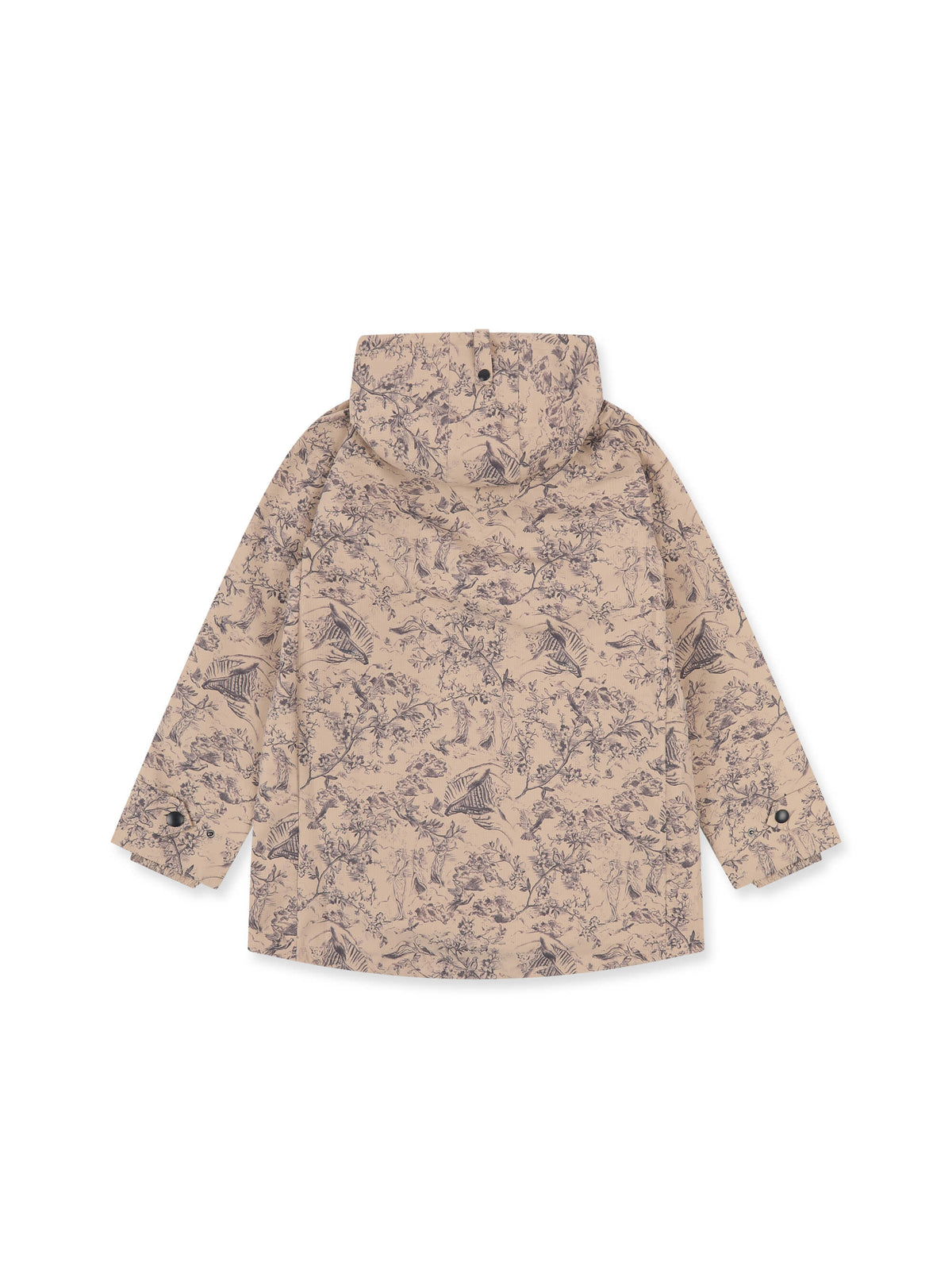 'VERMONT' OVERSIZED SIGNATURE PRINTED HOODED ANORAK