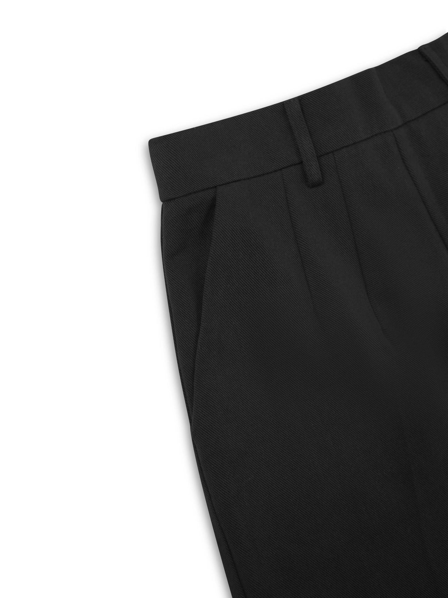 'ASTON' TAILORED CIGARETTE TROUSERS BLACK