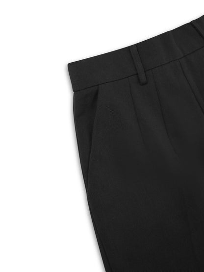 'ASTON' TAILORED CIGARETTE TROUSERS BLACK