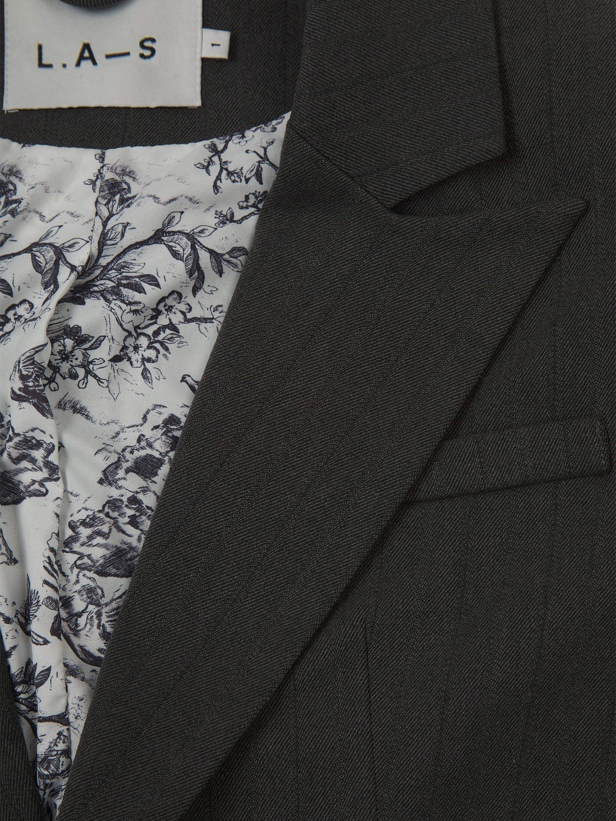 'HARLOW' CROPPED BLAZER GREY