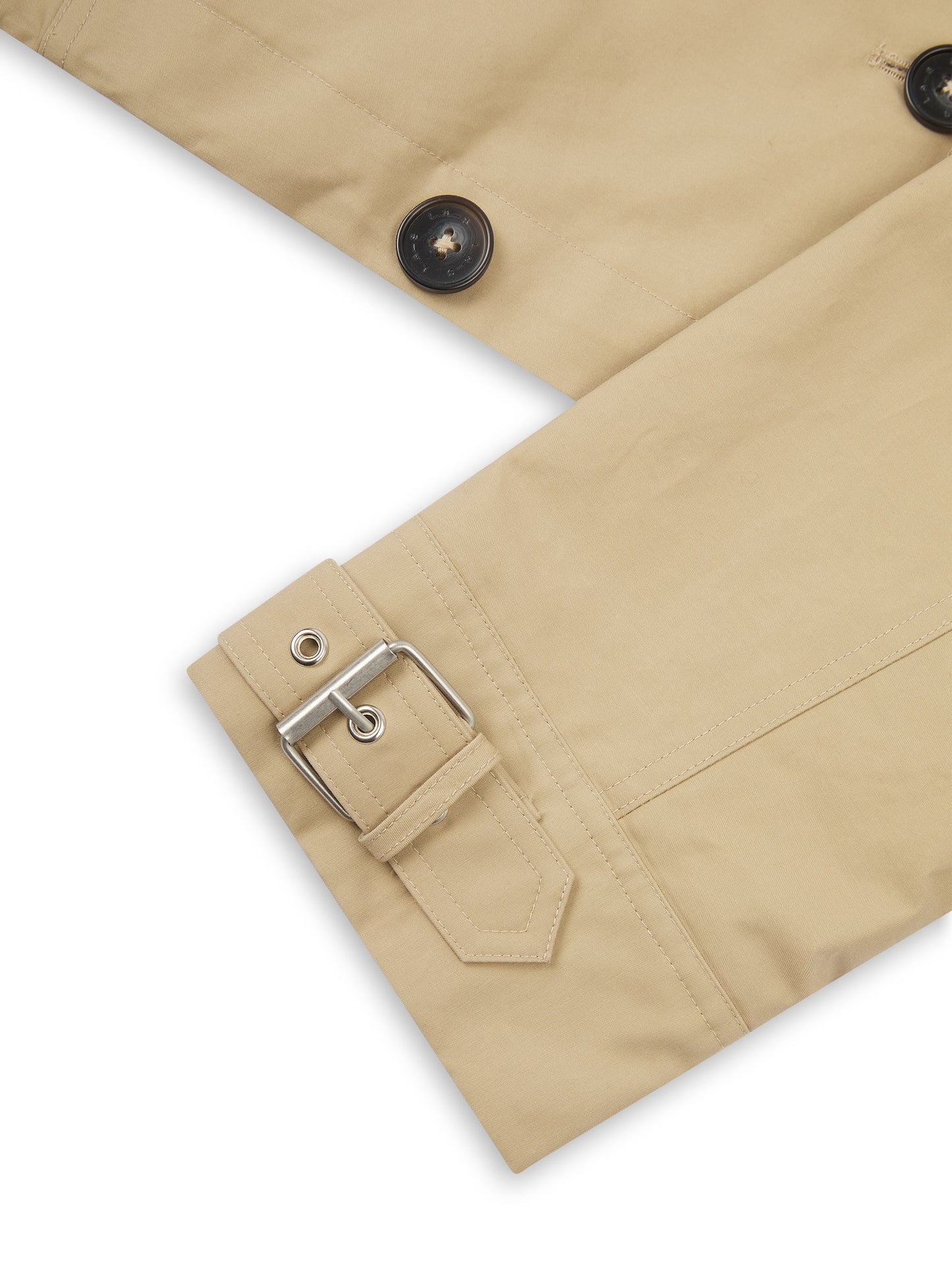 ‘VERSAILLES' SIGNATURE BOXY FIT CROPPED TRENCH JACKET CAMEL