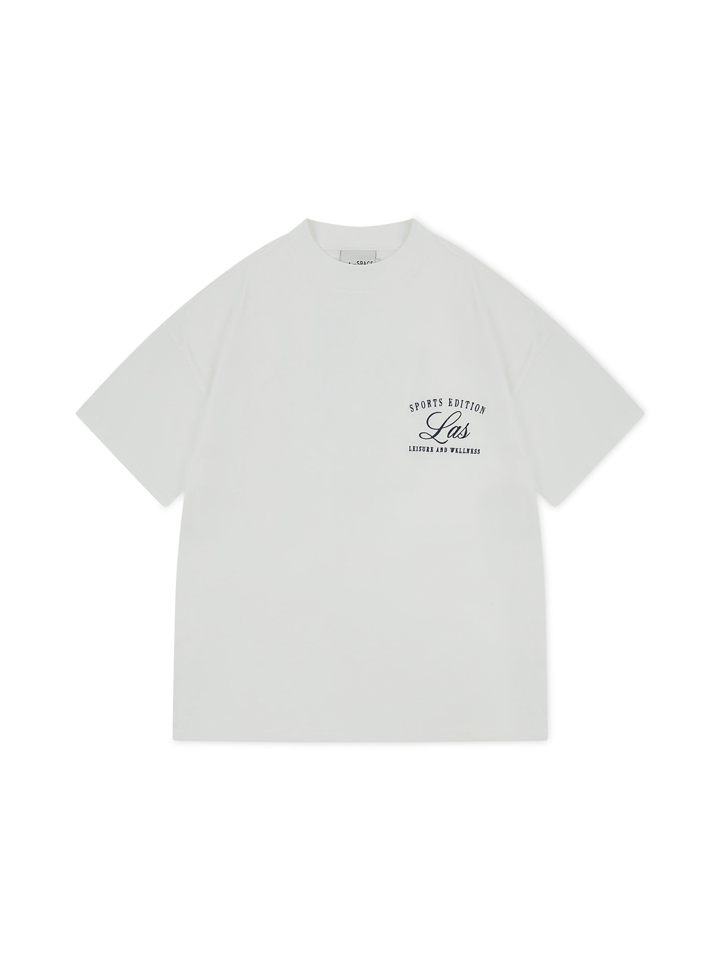 L.A-S VARSITY OVERSIZED T-SHIRT WHITE