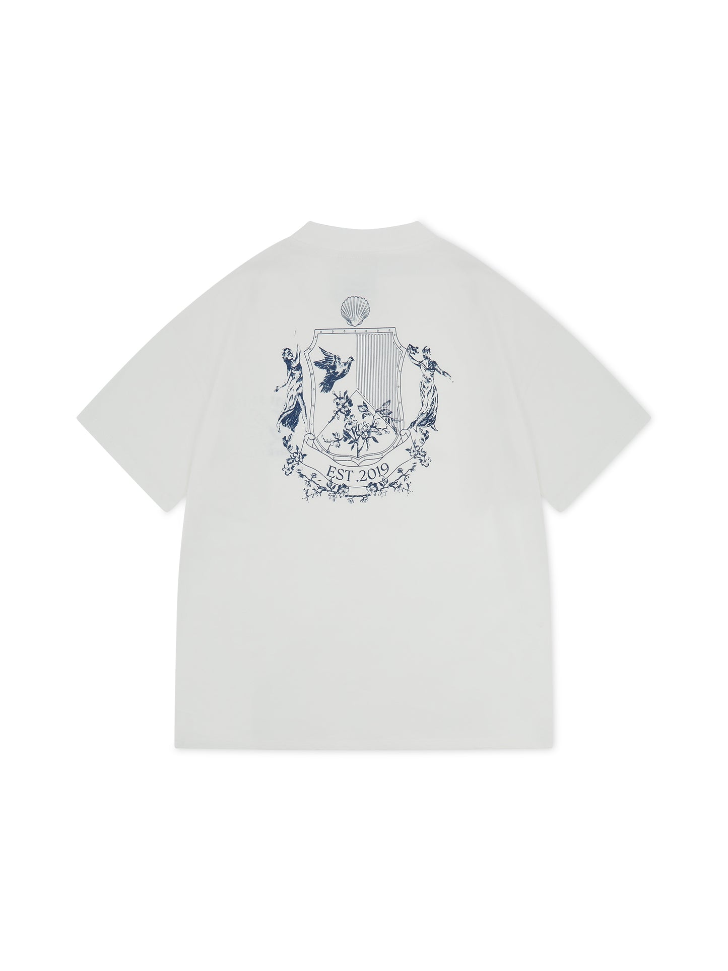 L.A-S VARSITY OVERSIZED T-SHIRT WHITE