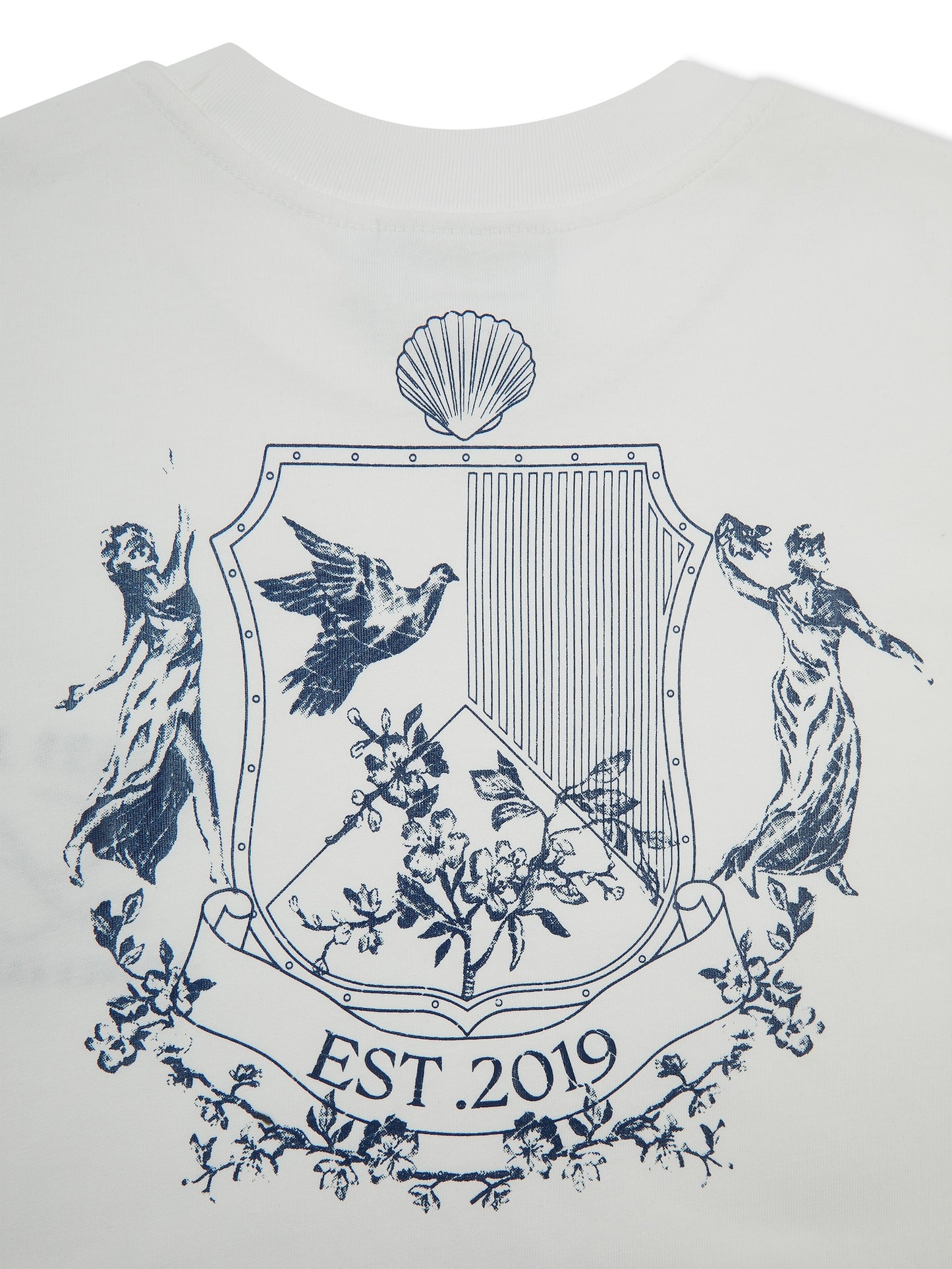 L.A-S VARSITY OVERSIZED T-SHIRT WHITE