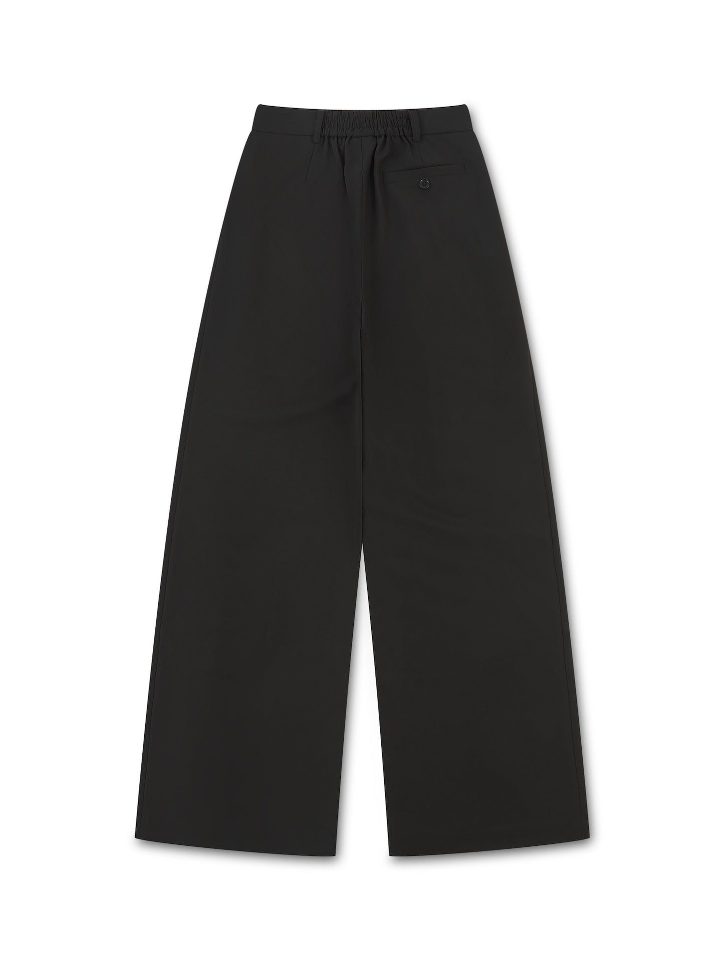 'SAMANTHA' DEEP PLEAT WIDE LEG TROUSERS BLACK