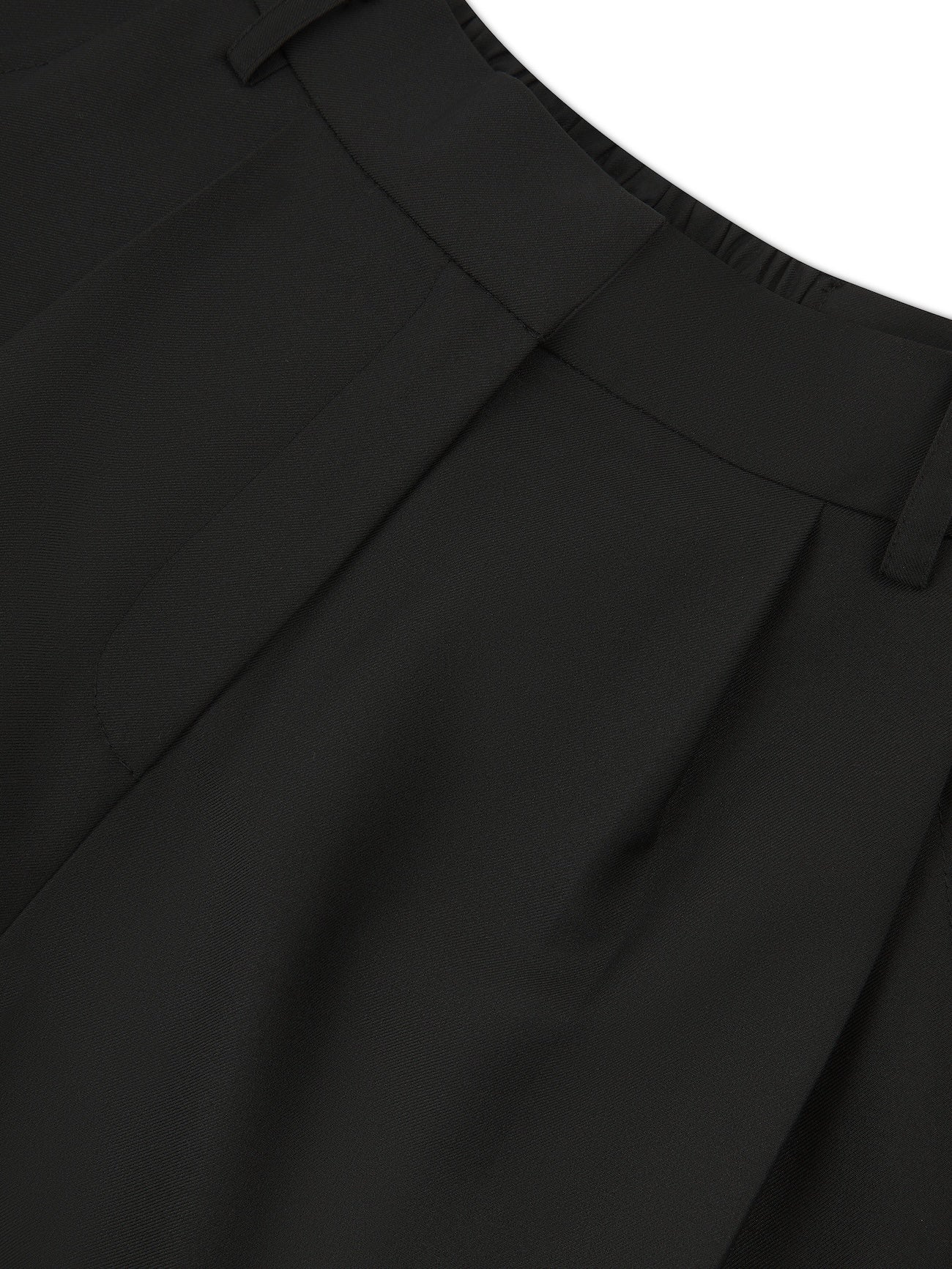 'SAMANTHA' DEEP PLEAT WIDE LEG TROUSERS BLACK