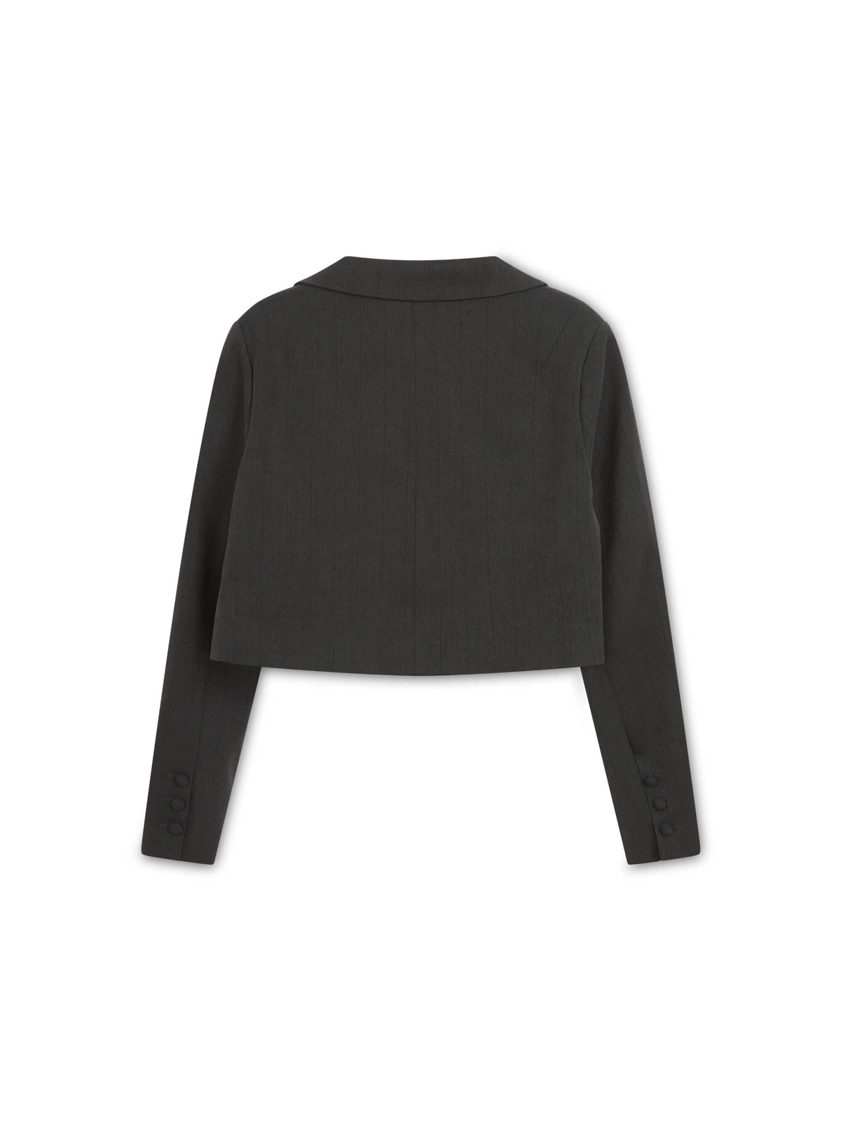 'HARLOW' CROPPED BLAZER GREY