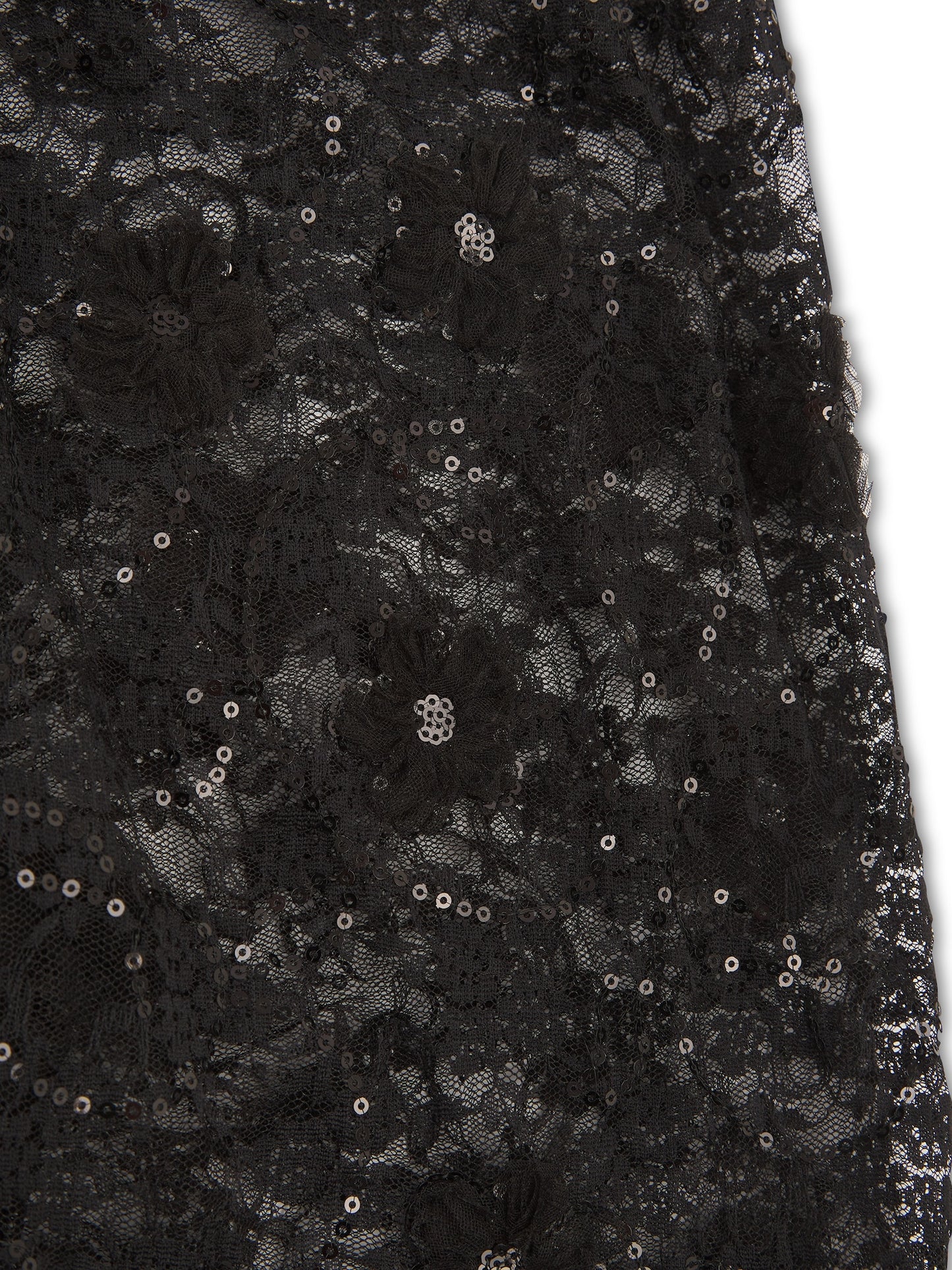 'GRACIE' LACE & SEQUIN SIDE ZIP LEGGINGS