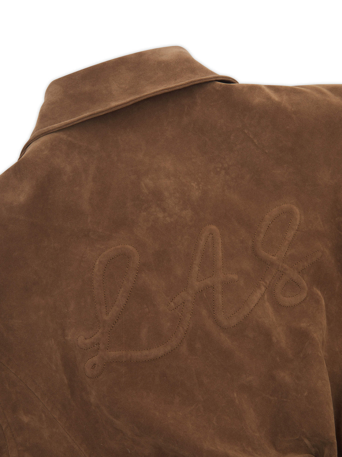 **PRE-ORDER** ‘STEVIE' FAUX SUEDE UTILITY HOURGLASS JACKET BROWN