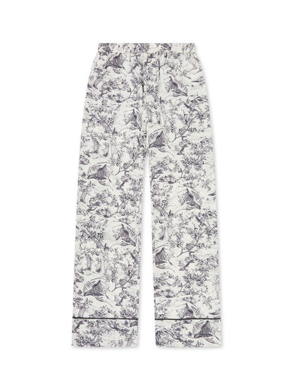 L.A-S SIGNATURE 5 PIECE NIGHTWEAR GIFT SET WHITE MULTI