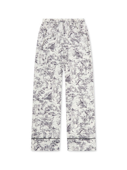 L.A-S SIGNATURE 5 PIECE NIGHTWEAR GIFT SET WHITE MULTI