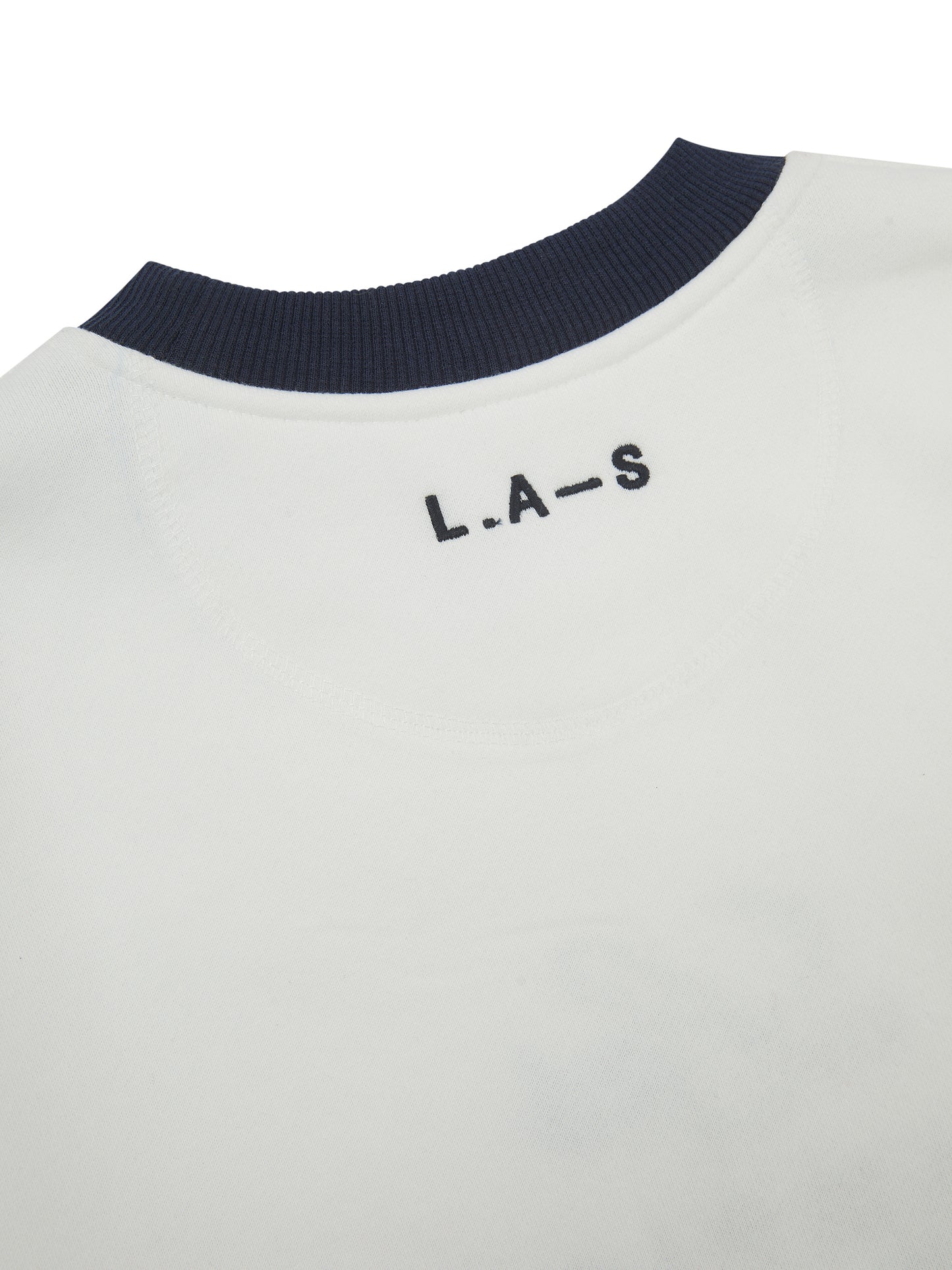 'MARINA' EMBROIDERED OVERSIZED SWEATSHIRT WHITE