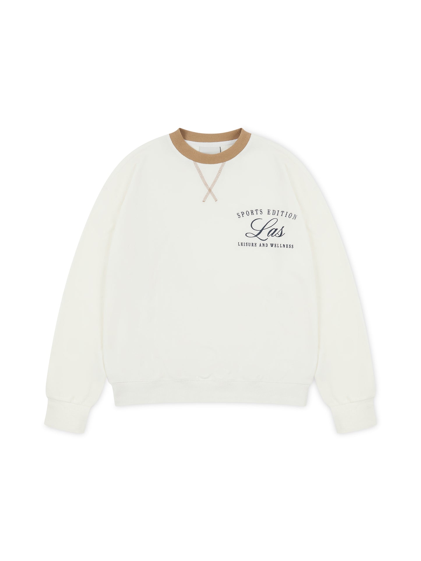 'MONACO' VELOUR TOWELLING OVERSIZED SWEATSHIRT WHITE