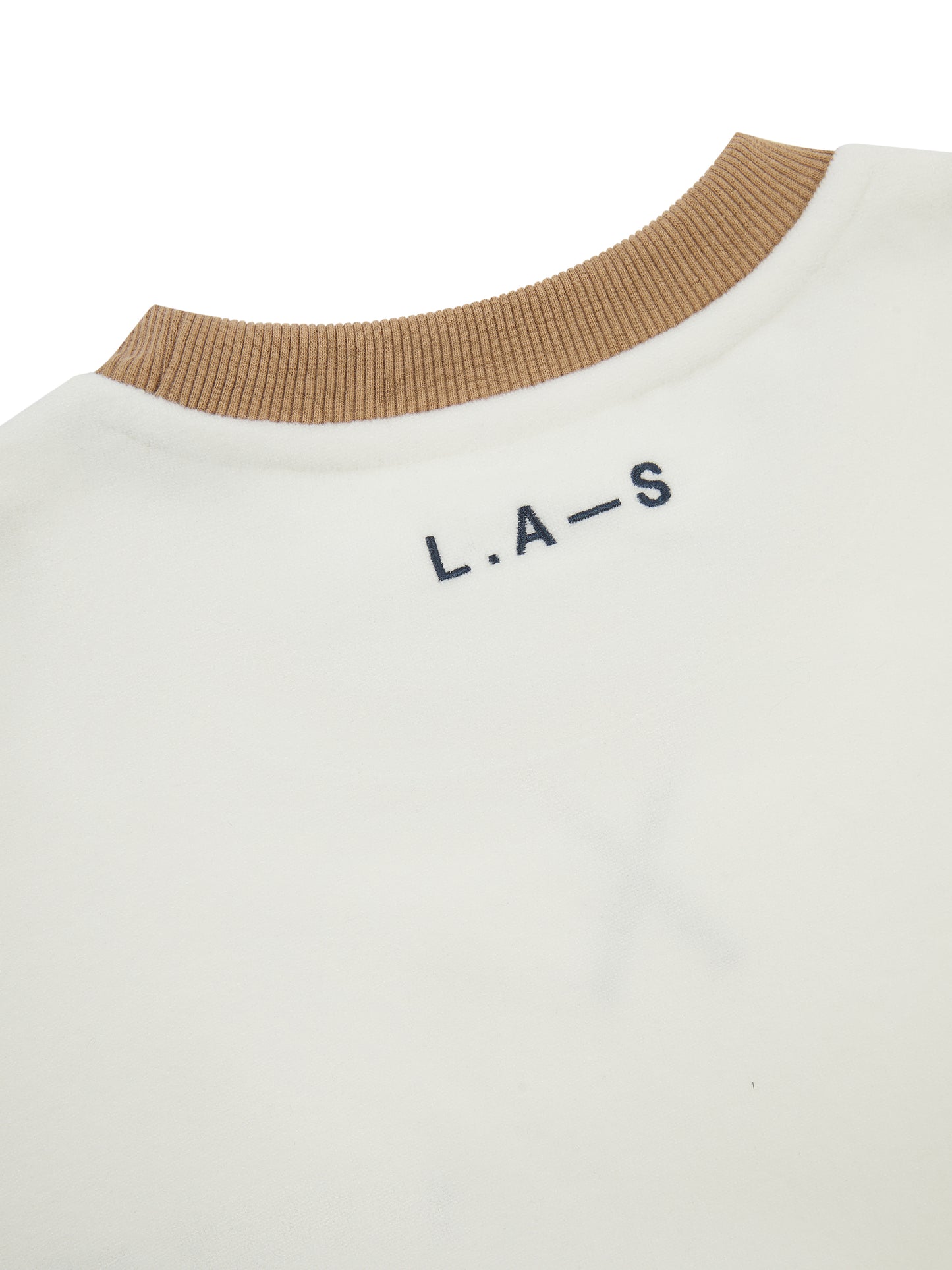 'MONACO' VELOUR TOWELLING OVERSIZED SWEATSHIRT WHITE