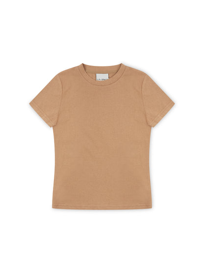 JERSEY BABY TEE CAMEL