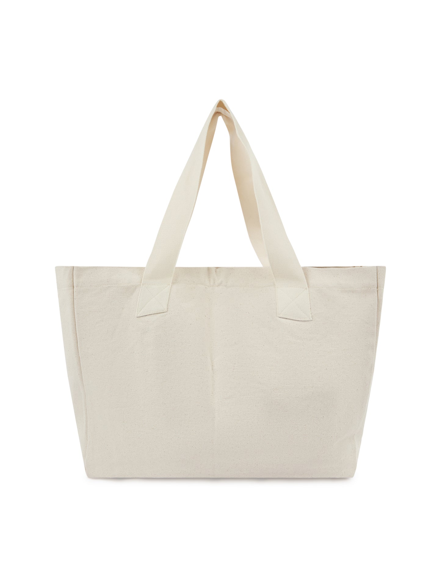 'LOST IN L.A-S' EMBROIDERED TOTE BAG IN CREAM