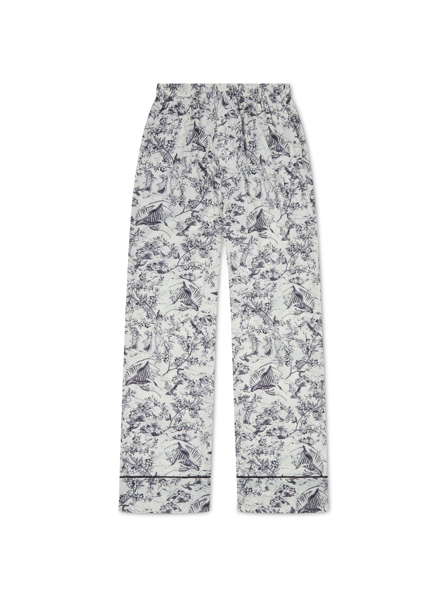 L.A-S SIGNATURE 5 PIECE NIGHTWEAR GIFT SET WHITE MULTI