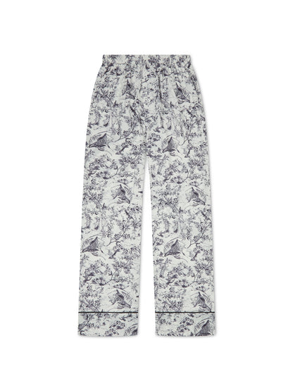 L.A-S SIGNATURE 5 PIECE NIGHTWEAR GIFT SET WHITE MULTI