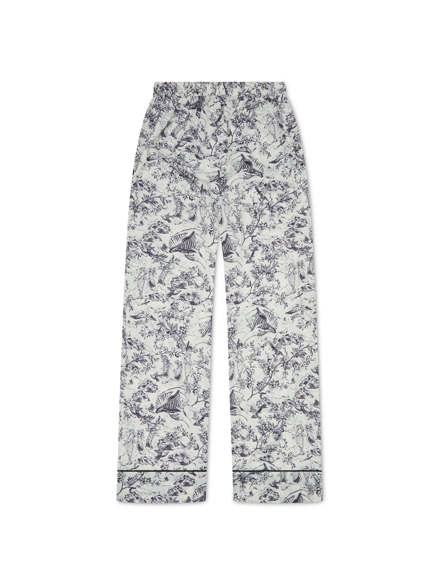 L.A-S SIGNATURE 5 PIECE NIGHTWEAR GIFT SET WHITE MULTI